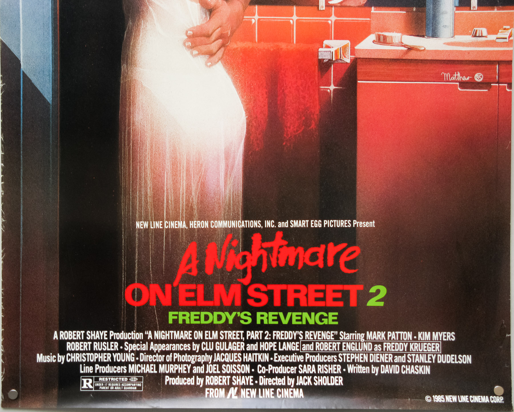 A Nightmare On Elm Street 2 Freddys Revenge Film Classico Poster A1A2A3 A4Sizes 