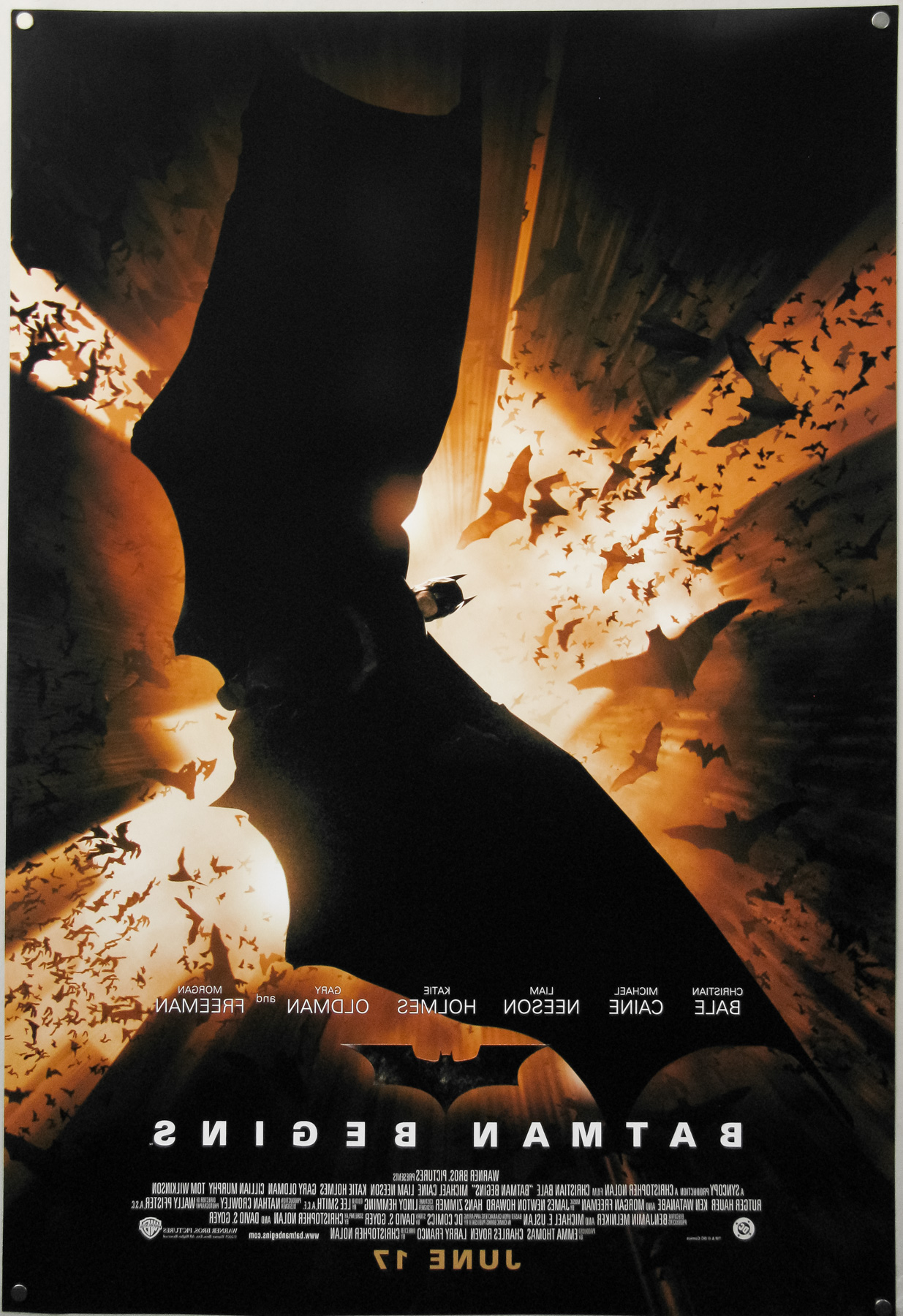 Batman Begins Official Poster / Batman Begins Orig U S Teaser B One ...