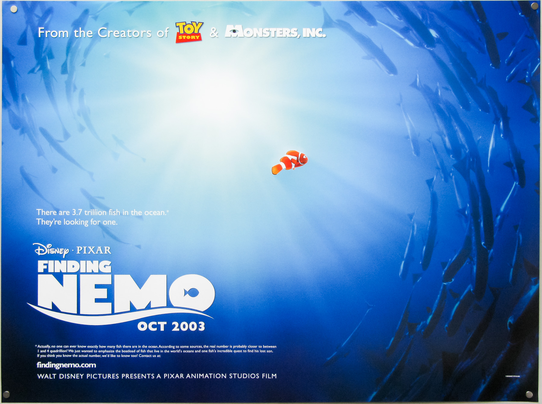 Finding Nemo / quad / teaser / UK
