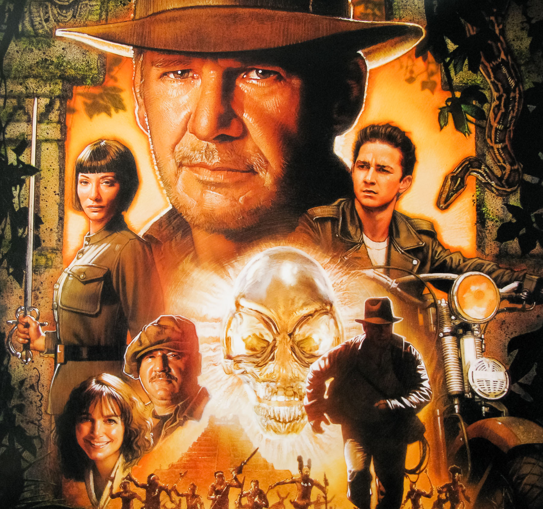 kingdom of the crystal skull poster