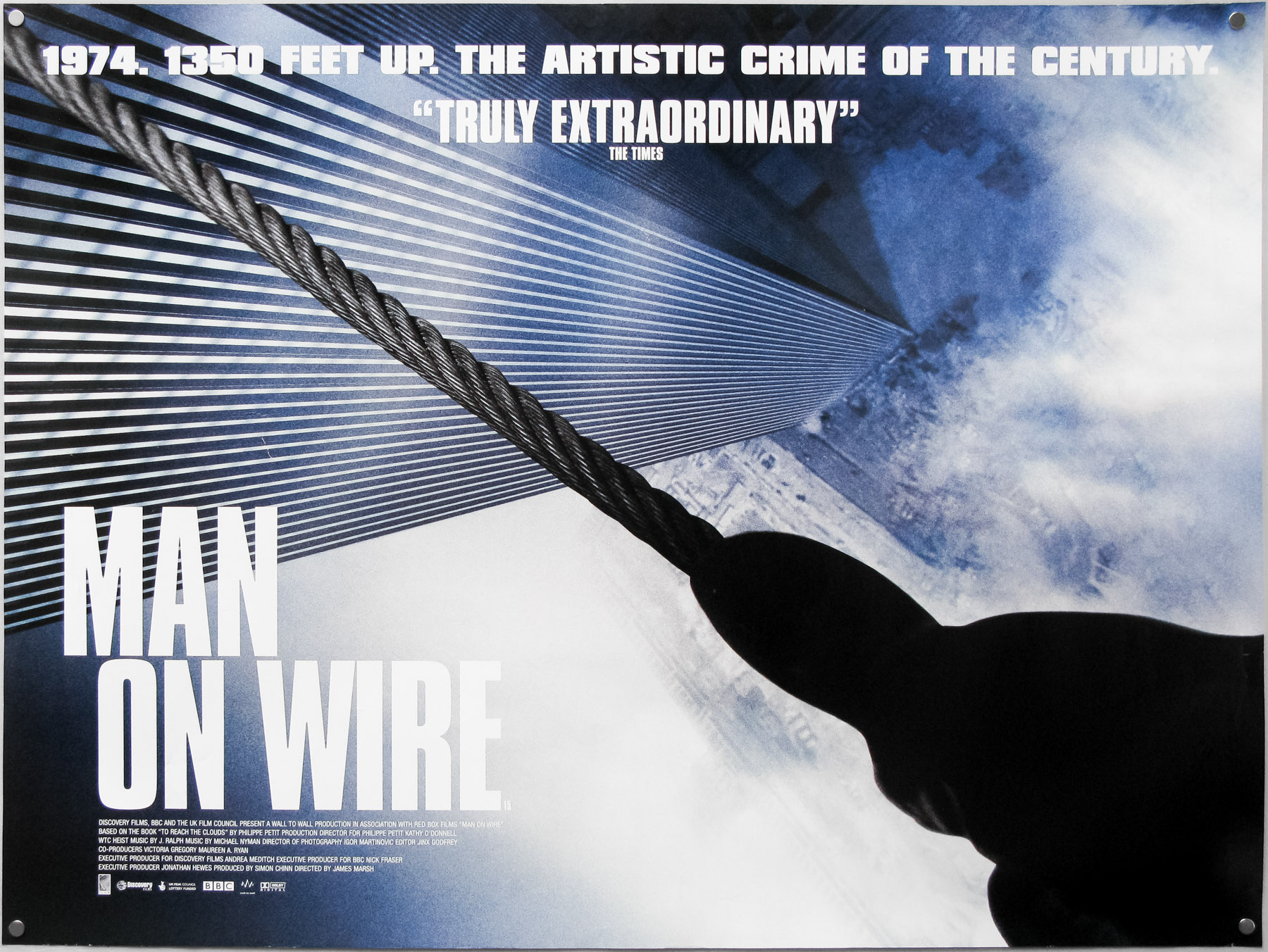 Man on Wire - Alternative Movie Poster Poster for Sale by