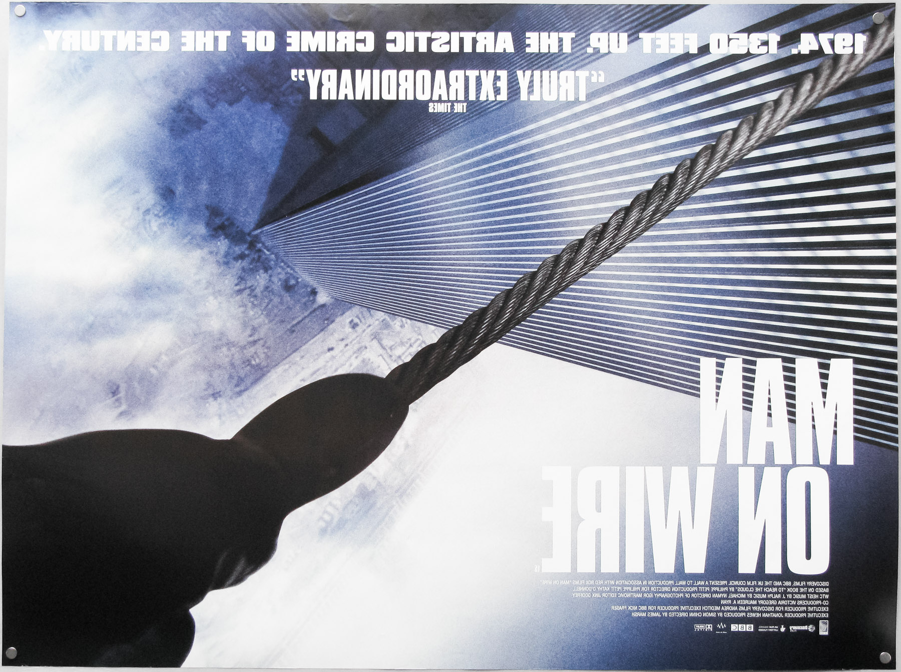 Man on Wire - Alternative Movie Poster Poster for Sale by