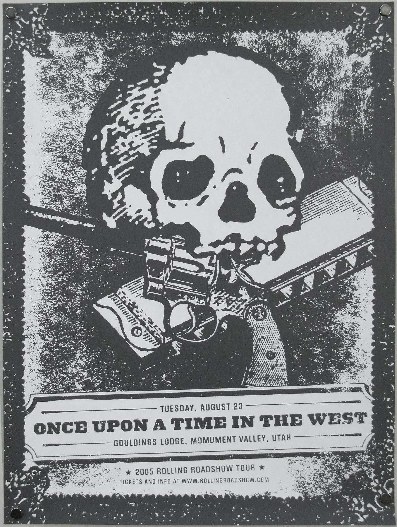 Once Upon A Time In The West Screen Print Aesthetic Apparatus