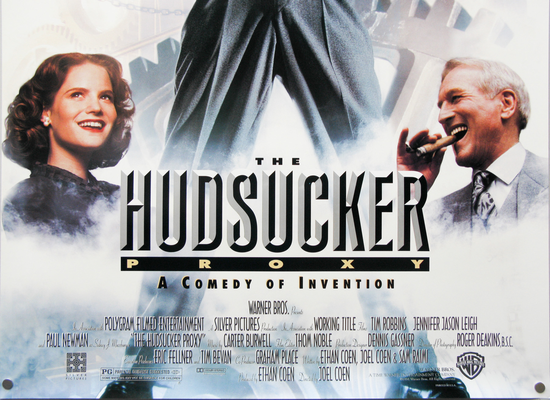 Original 1-Sheet Poster The Hudsucker Proxy Hudsucker Tim Robbins 1994 Der große Sprung