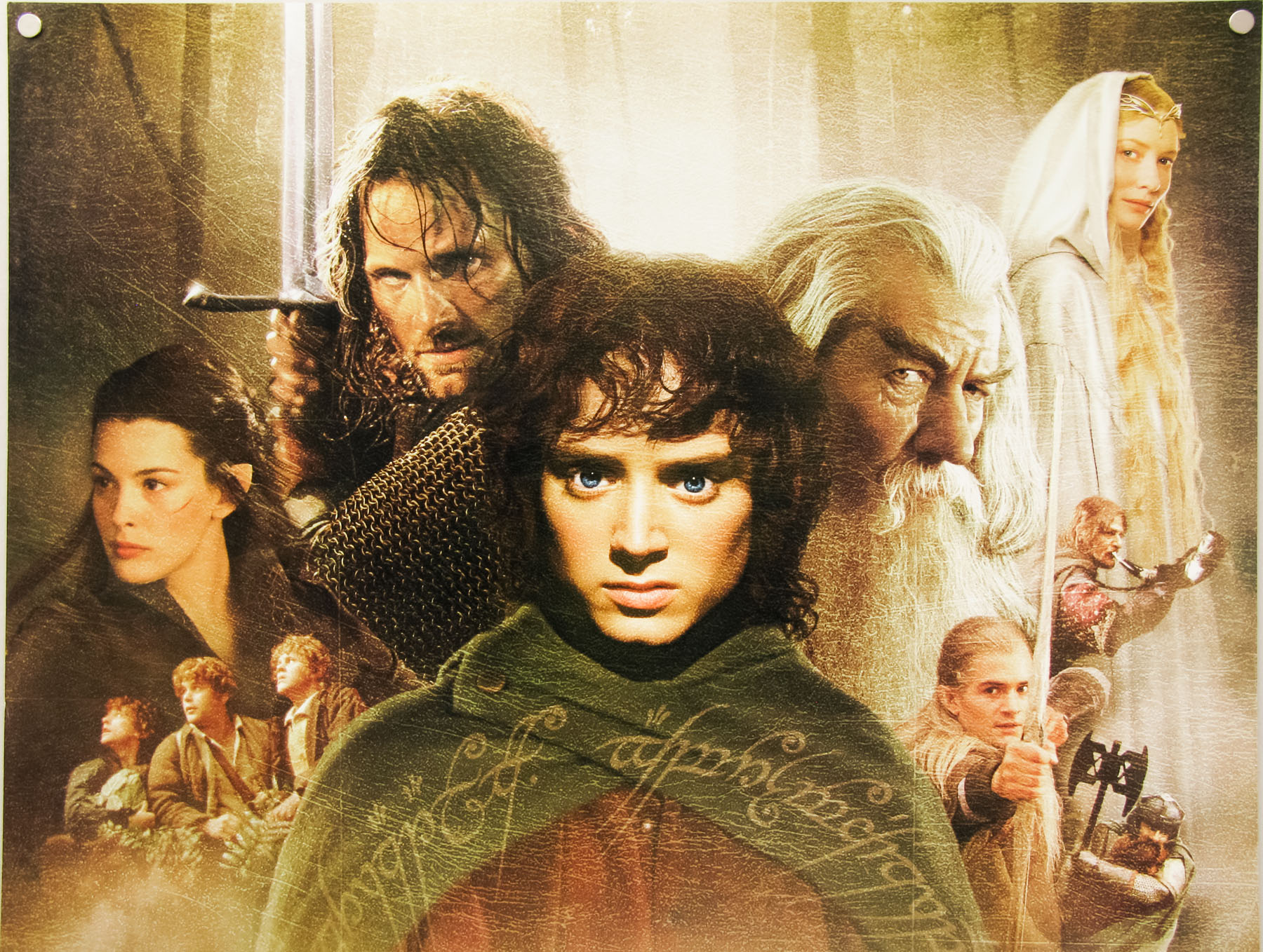 The Fellowship Of The Ring Cast The Lord Of The Rings: The Fellowship Of The Ring / one sheet / cast