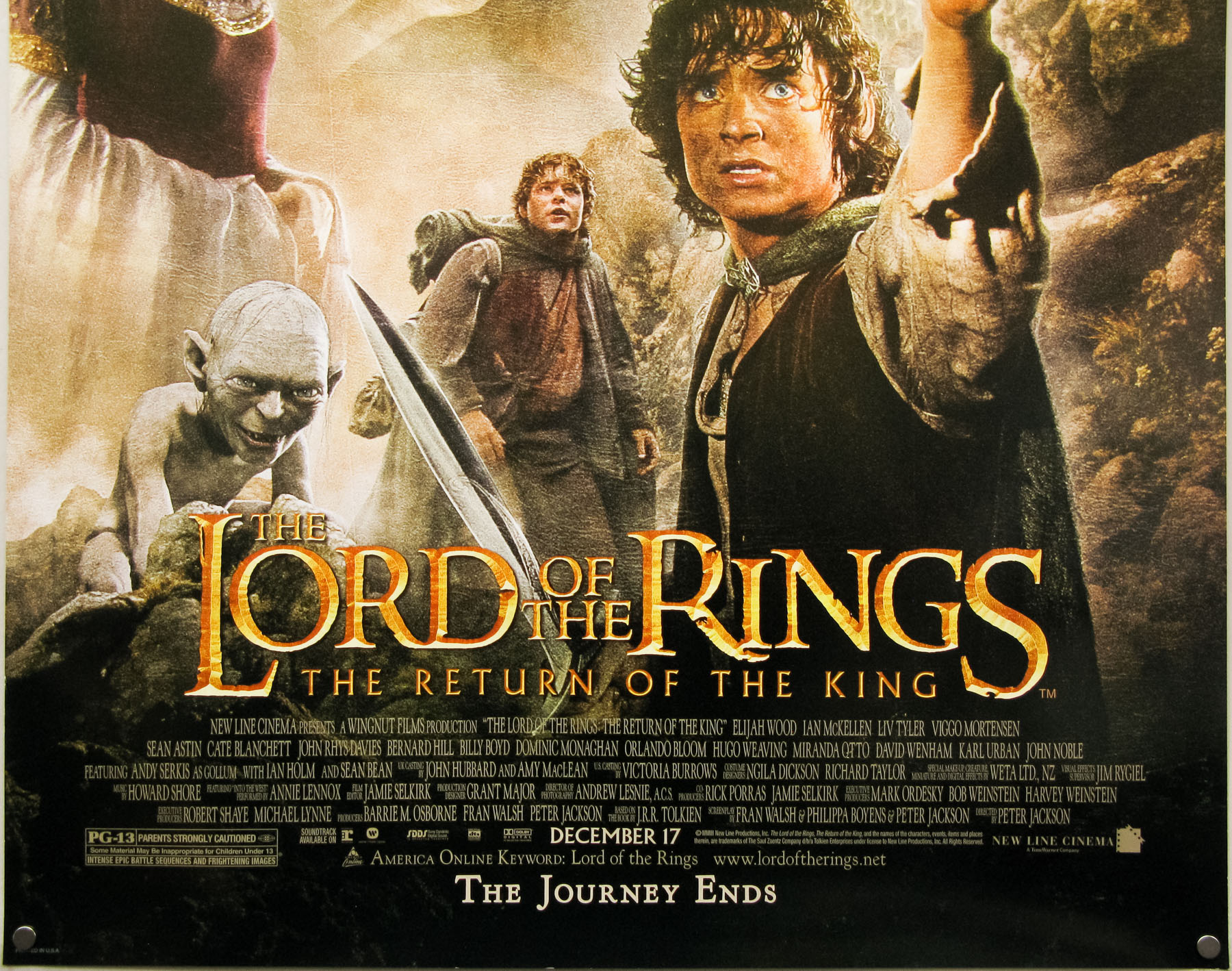The Lord of the Rings: The Return of the King Movie Poster (#3 of 9) - IMP  Awards
