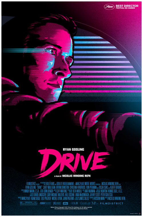 Drive poster - design by James White [Signalnoise]
