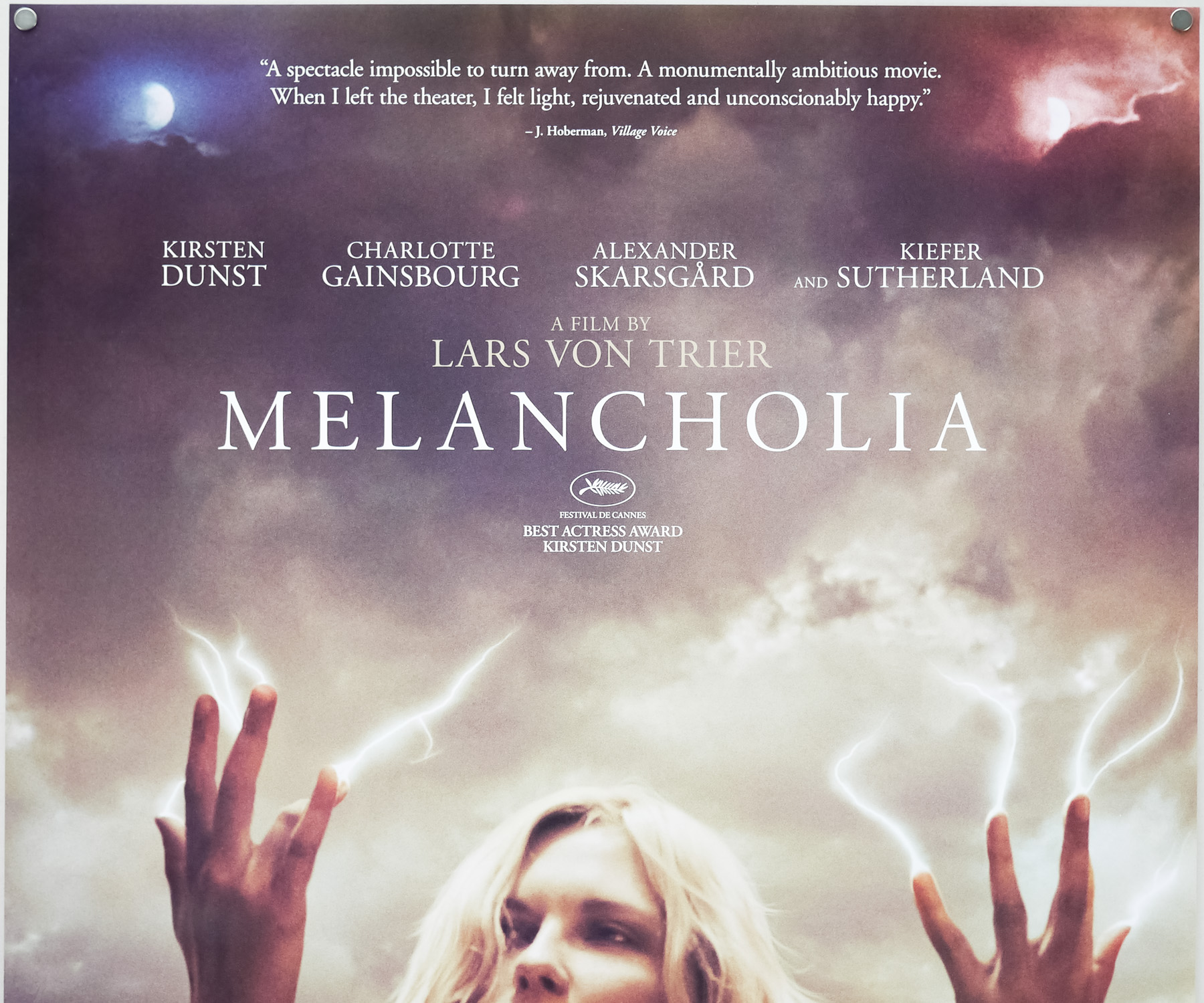 Melancholia / one sheet / lightning style / USA