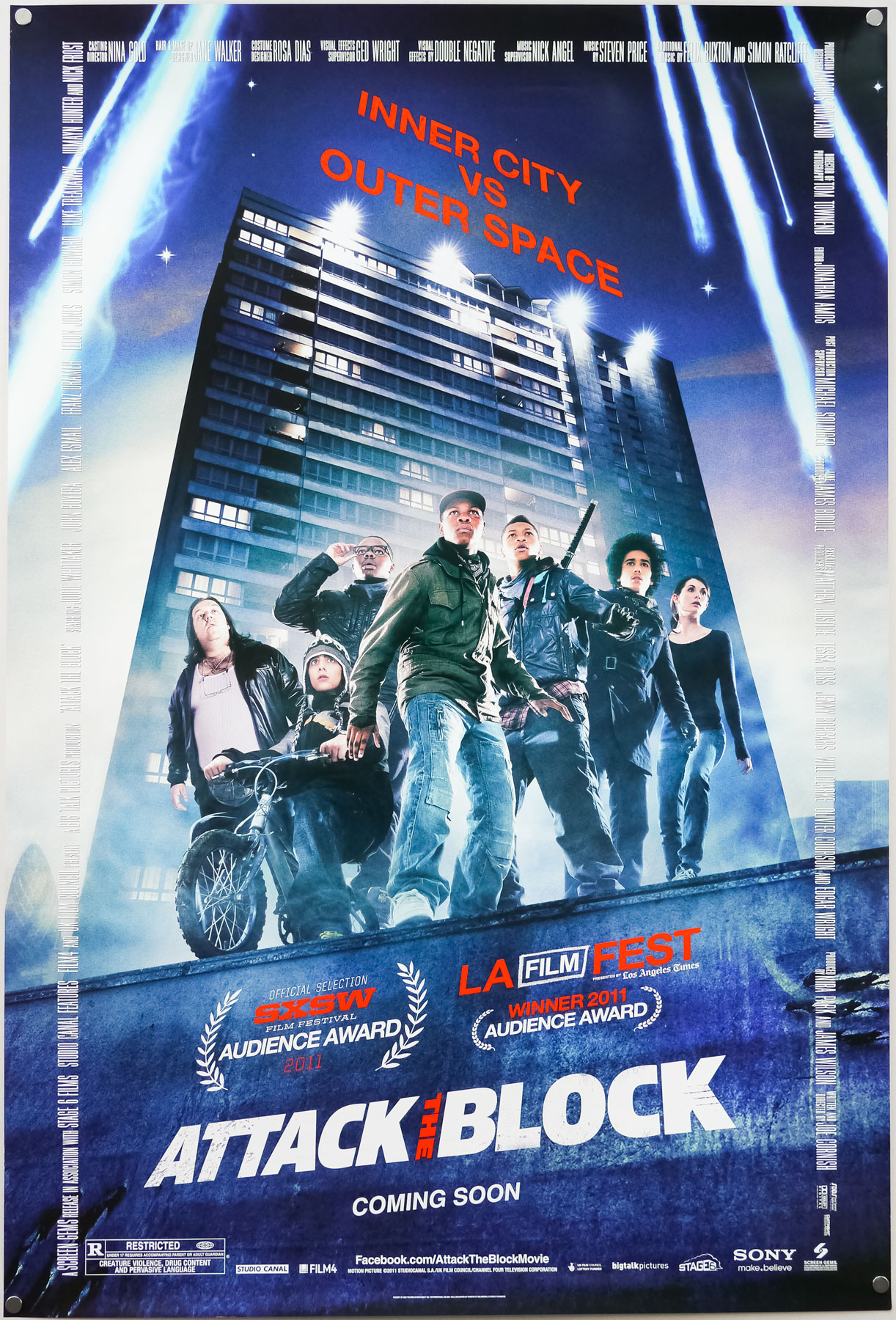 Attack the Block / one sheet / advance / USA