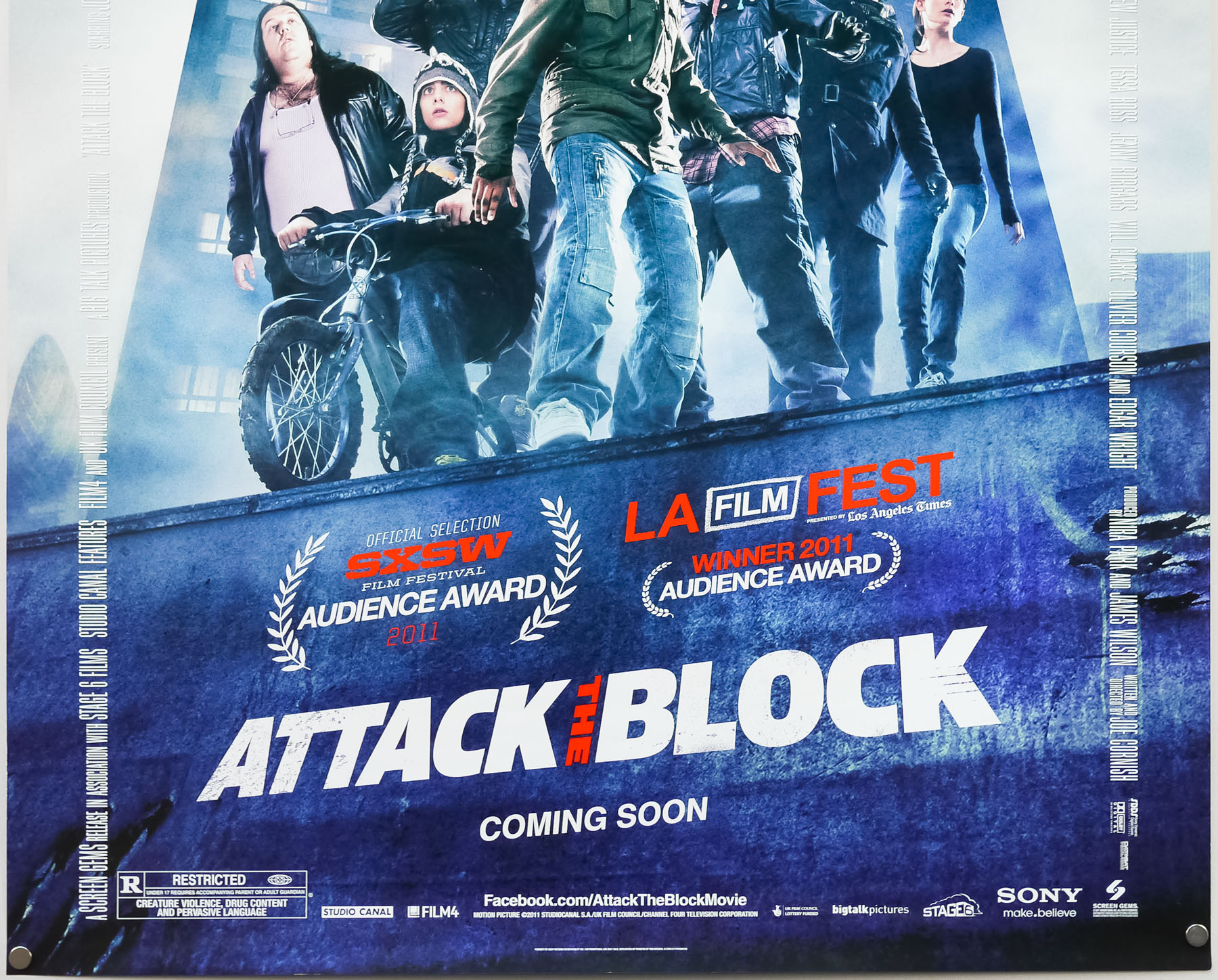 Attack the Block / one sheet / advance / USA