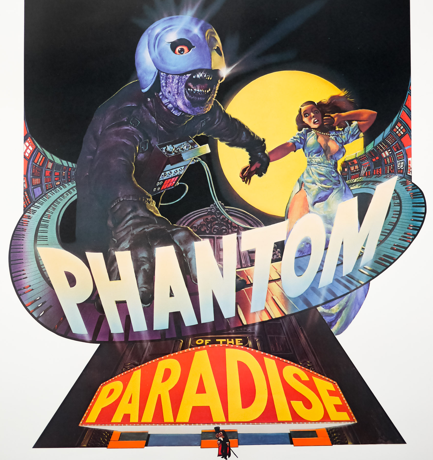 thumbnail image 2 of Phantom Of The Paradise Movie Poster Print – 11x17 – Brian De Palma – Reproduction – UK Made 2 of 6