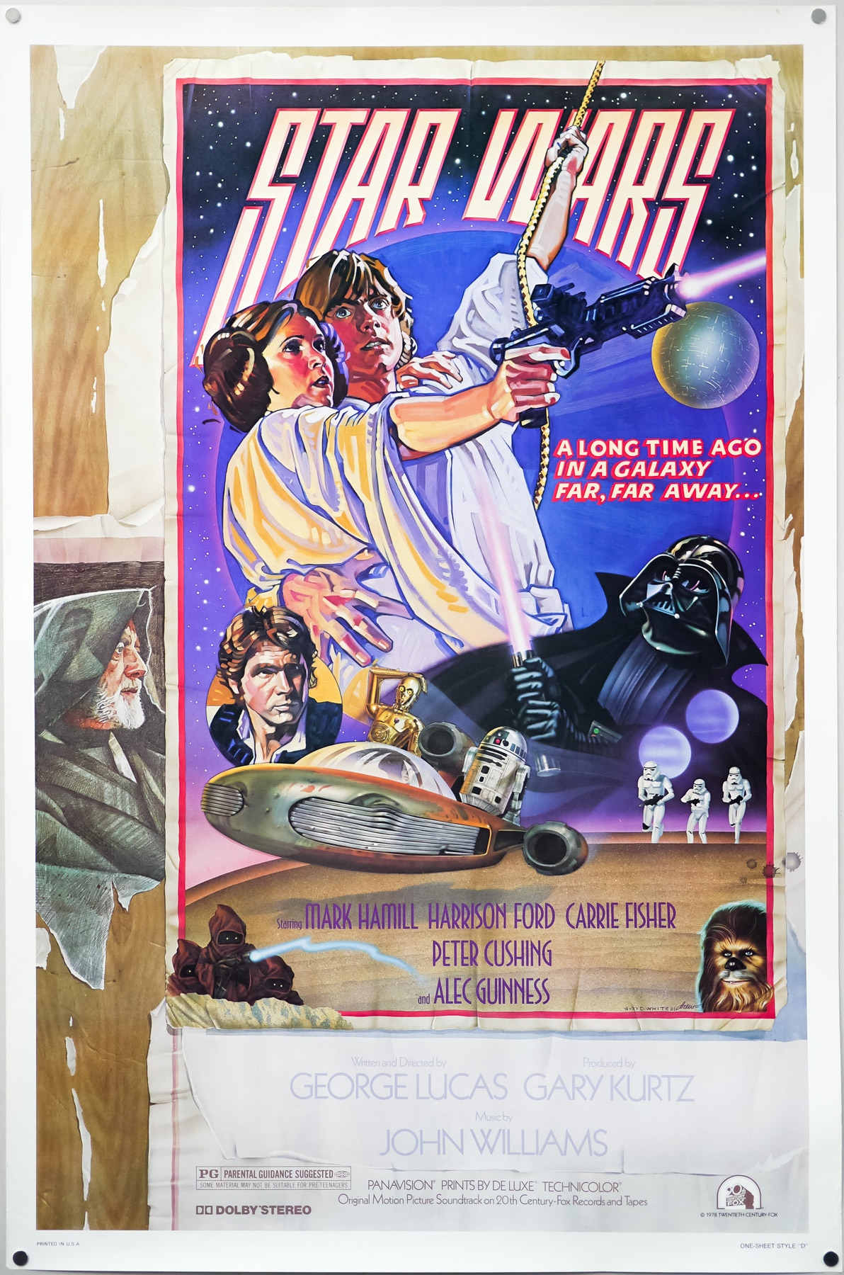Star Wars / one sheet poster / style D / studio version / USA