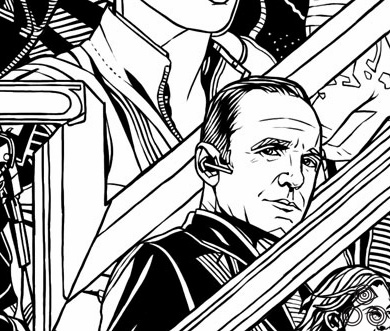 An early version of Agent Coulson who was made more prominent in the final design after Marvel gave feedback that his part in the film was more prominent than Tyler had first assumed.