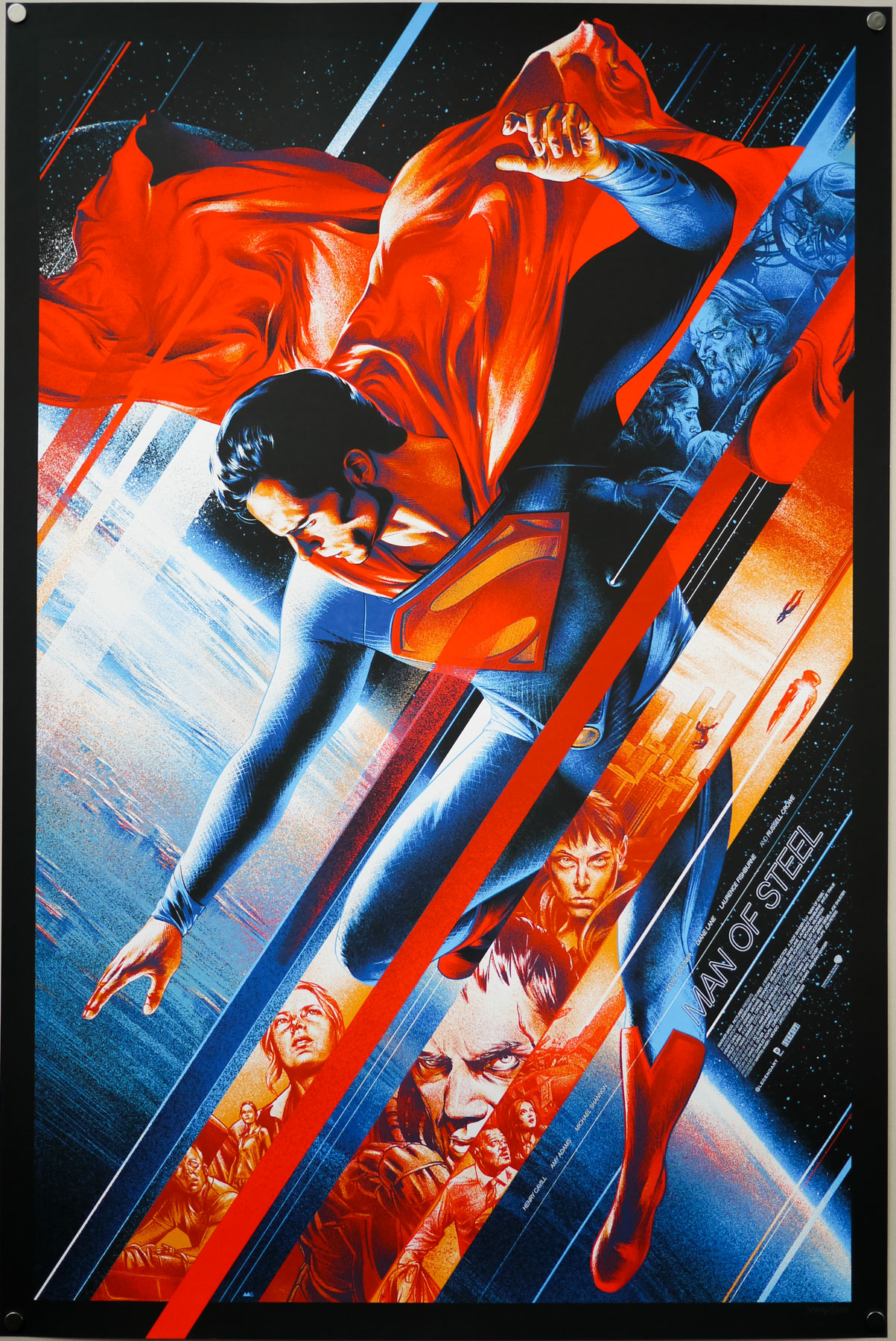 Striking 'Man Of Steel' Illustration Featuring Henry Cavill's Superman &  Amy Adams' Lois Lane