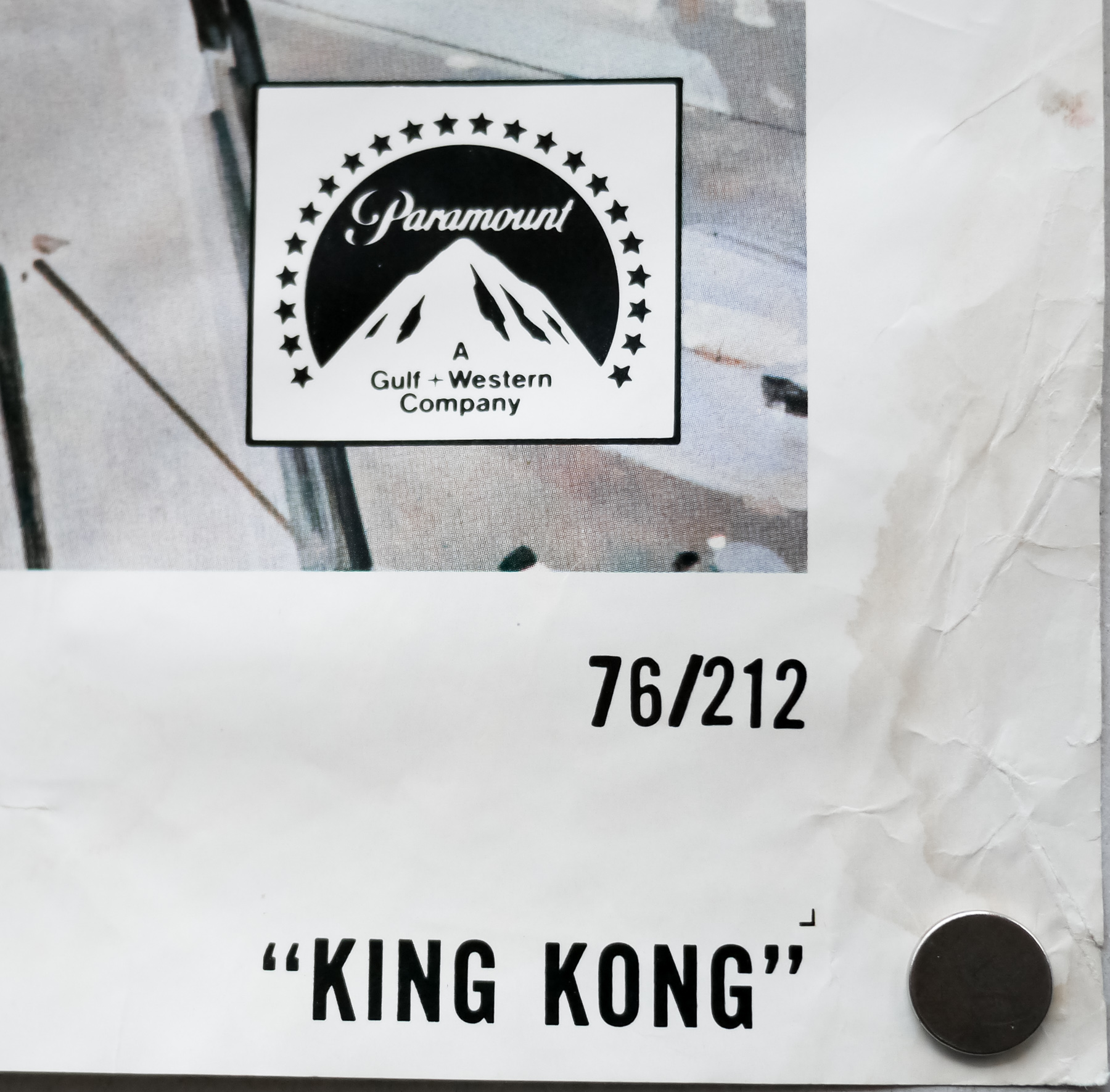 KING KONG Japanese B1 movie poster 29x41 JOHN BERKEY JEFF BRIDGES JESSICA LANGE 